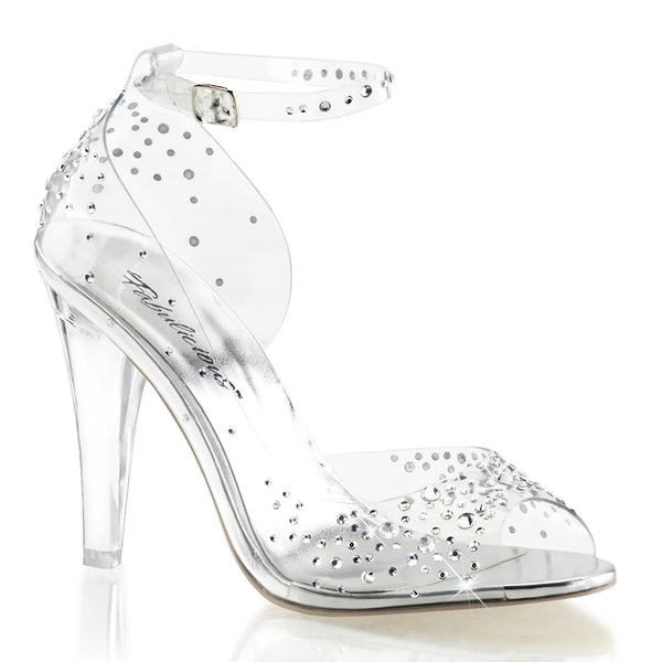 CLEARLY-430RS Sandaletten klar von Fabulicious