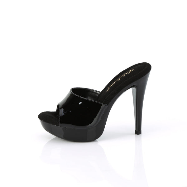 COCKTAIL-501 Plateau Pantoletten Schwarz von Fabulicious – Ansicht 3