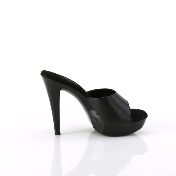 COCKTAIL-501L Plateau Pantoletten Schwarz von Fabulicious – Ansicht 5