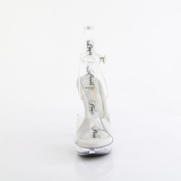 COCKTAIL-506 - Plateau Sandaletten - Transparent von Fabulicious – Ansicht 2