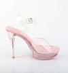 COCKTAIL-508 Plateau Sandaletten Rosa Transparent von Fabulicious – Ansicht 5