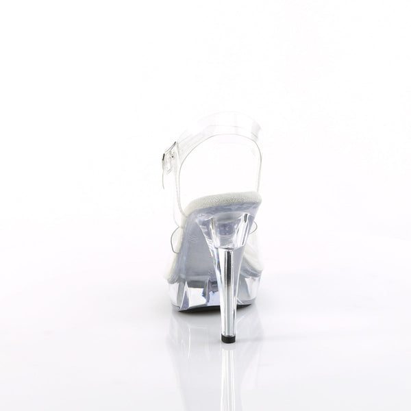 COCKTAIL-508 Plateau Sandaletten Transparent von Fabulicious – Ansicht 4