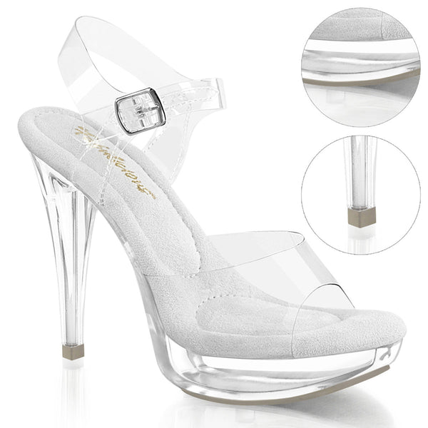 COCKTAIL-508 Weiß Sandalette von Fabulicious