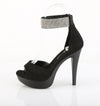 COCKTAIL-525 Sandalette Schwarz von Fabulicious – Ansicht 3