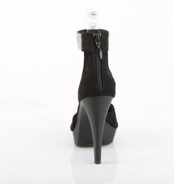 COCKTAIL-525 Sandalette Schwarz von Fabulicious – Ansicht 4