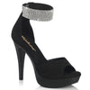 COCKTAIL-525 Sandalette Schwarz von Fabulicious