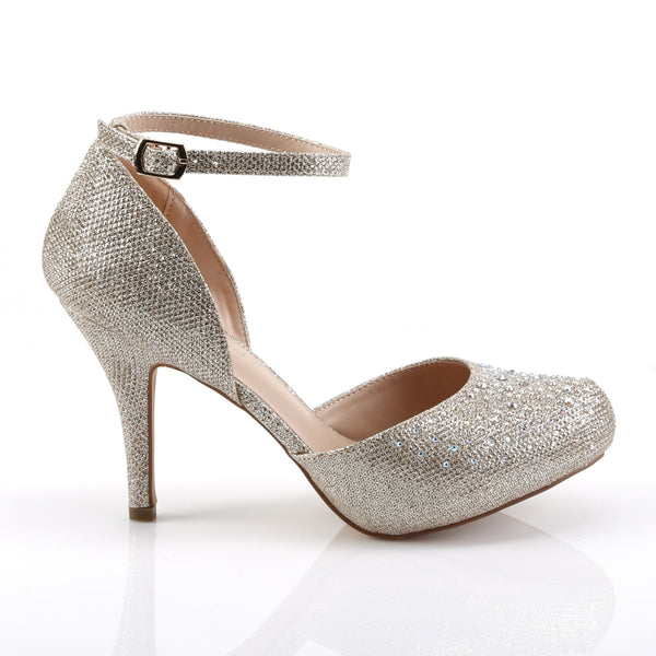 COVET-03 Pumps - Nude Glitter von Fabulicious – Ansicht 5