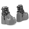 DA-505 Stiefel-Harness Schwarz Matt (1 Paar) von DemoniaCult