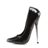 DAGGER-01 Pumps Lack Schwarz von Devious – Ansicht 3