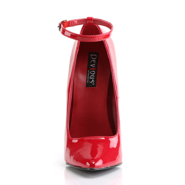 DAGGER-12 Pumps Lack Rot von Devious – Ansicht 2