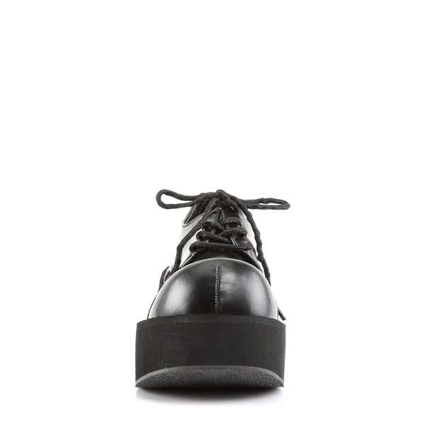 DANK-101 Plateau Schuhe Schwarz von DemoniaCult – Ansicht 2
