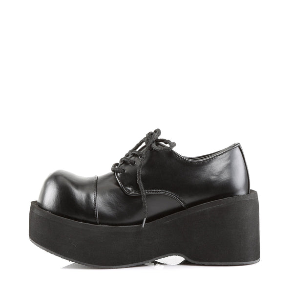 DANK-101 Plateau Schuhe Schwarz von DemoniaCult – Ansicht 3