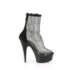 DELIGHT-1009 Plateaustiefelette Netz Schwarz von Pleaser – Ansicht 5