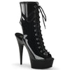 DELIGHT-1016 Plateau Stiefeletten Lack Schwarz | Pleaser