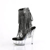 DELIGHT-1017RSF - Plateau Stiefeletten - Schwarz mit Strass von Pleaser – Ansicht 3