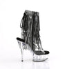 DELIGHT-1017RSF - Plateau Stiefeletten - Schwarz mit Strass von Pleaser – Ansicht 5