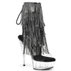 DELIGHT-1017RSF - Plateau Stiefeletten - Schwarz mit Strass von Pleaser