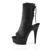 DELIGHT-1018 Plateau Stiefeletten Schwarz von Pleaser – Ansicht 3