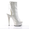 DELIGHT-1018 Plateau Stiefeletten Weiß Lack von Pleaser – Ansicht 5