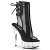 DELIGHT-1018MSH Plateau Stiefeletten - Schwarz von Pleaser
