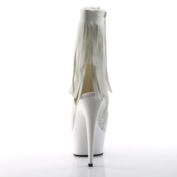 DELIGHT-1019 Plateau Stiefeletten Weiß von Pleaser – Ansicht 4