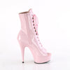 DELIGHT-1021 - Plateau Stiefeletten - Rosa Lack von Pleaser – Ansicht 5