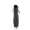 DELIGHT-1021 - Plateau Peeptoe Stiefeletten - Schwarz Matt von Pleaser – Ansicht 4