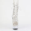 DELIGHT-1021C - Plateau Peeptoe Stiefeletten - Transparent von Pleaser – Ansicht 2