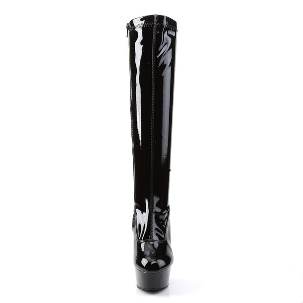 DELIGHT-2000 Plateau Stiefel von Schwarz | Pleaser – Ansicht 2