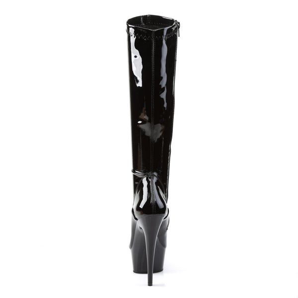DELIGHT-2000 Plateau Stiefel von Schwarz | Pleaser – Ansicht 4