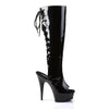 DELIGHT-2018 Plateau Stiefel Schwarz Lack von Pleaser – Ansicht 5