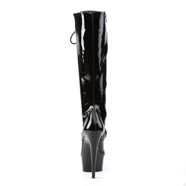 DELIGHT-2023 Plateau Stiefel Schwarz von Pleaser – Ansicht 4