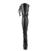 DELIGHT-3050 Plateau Overknee Stiefel Matt von Pleaser – Ansicht 2
