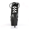 DELIGHT-600-20 Plateau Stiefeletten Lack Schwarz von Pleaser – Ansicht 4
