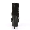 DELIGHT-600-24 Plateau Sandaletten Schwarz Matt von Pleaser – Ansicht 4