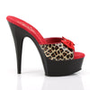 DELIGHT-601-6 Plateau Pantoletten schwarz-rot von Pleaser – Ansicht 5