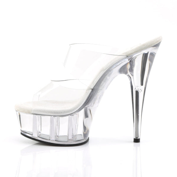 DELIGHT-602 Plateau Pantoletten schwarz von Pleaser – Ansicht 3