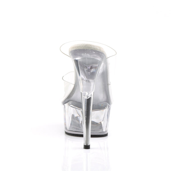 DELIGHT-602 Plateau Pantoletten schwarz von Pleaser – Ansicht 4