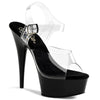 DELIGHT-608 Plateau Sandaletten Schwarz | Pleaser