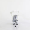 DELIGHT-608VL Plateau Sandaletten Transparent von Pleaser – Ansicht 4