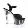 DELIGHT-609-5G Plateau Sandaletten Schwarz von Pleaser – Ansicht 5