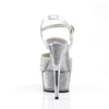 DELIGHT-609-5G Plateau Sandaletten Silber von Pleaser – Ansicht 4