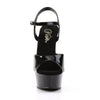 DELIGHT-609 Plateau Sandaletten Schwarz von Pleaser – Ansicht 2