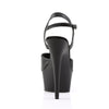 DELIGHT-609 Plateau Sandaletten Matt Schwarz von Pleaser – Ansicht 4