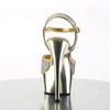 DELIGHT-609G Plateau Sandaletten Gold Glitzer von Pleaser – Ansicht 4