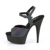 DELIGHT-609REFL Plateau Sandaletten Grün/Schwarz von Pleaser – Ansicht 3