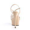 DELIGHT-613 Plateau Sandaletten - Beige von Pleaser – Ansicht 4