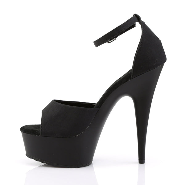 DELIGHT-618PS Plateau-Sandaletten schwarz von Pleaser – Ansicht 3