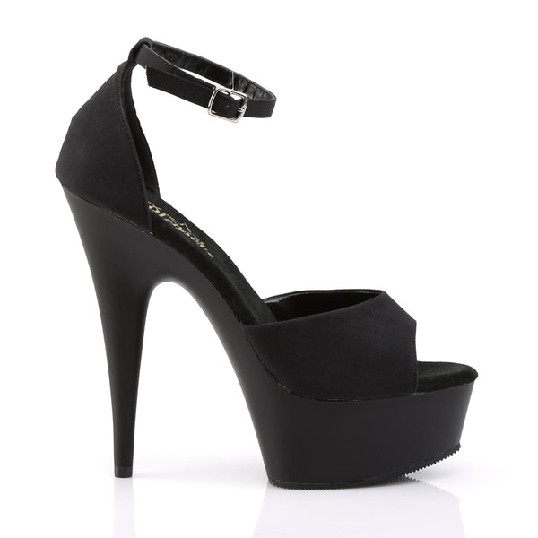 DELIGHT-618PS Plateau-Sandaletten schwarz von Pleaser – Ansicht 5