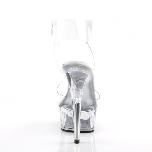 DELIGHT-633 Plateau Booties in Transparent von Pleaser – Ansicht 4